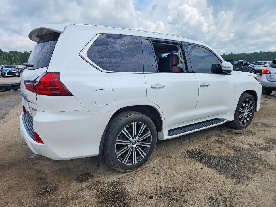2021 Lexus Lx VIN JTJDY7AX4M4341623 COPART salvage auction — VANDALISM, NY - MV-907A SALVAGE CERTIFICATE, sold $54,000 on 2026-07-22 (photo 3)
