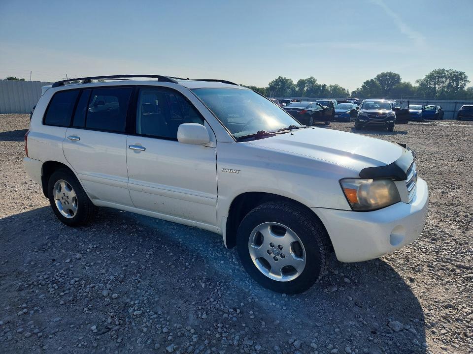 2006 Toyota Highlander VIN JTEEP21A760168386 COPART salvage auction — MECHANICAL, Oh - Certificate Of Title, sold $675 on 2026-07-31 (photo 4)