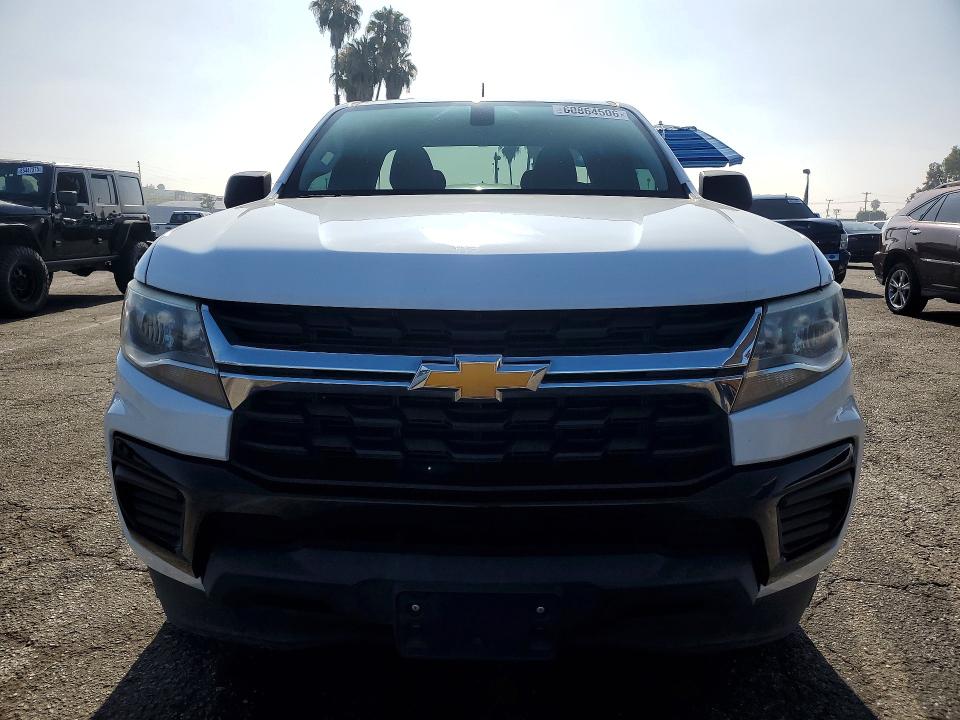 2021 Chevrolet Colorado VIN 1GCHSBEA2M1138455 COPART salvage auction — MINOR DENT/SCRATCHES, Nv - Dis/Dlr/Exp Only Clean Title (P), sold $6,600 on 2026-07-31 (photo 5)