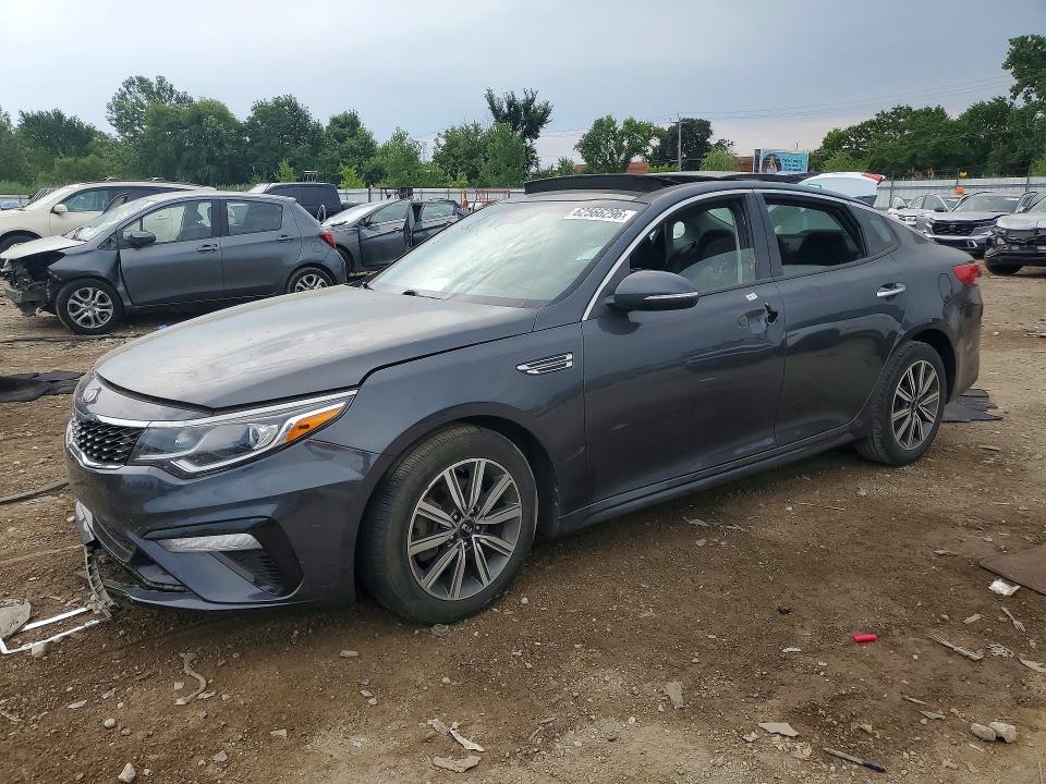 2019 Kia Optima VIN 5XXGT4L30KG308077 COPART salvage auction — VANDALISM, In - Cert Of Title-Salvage Title, sold $1,750 on 2026-09-16 (photo 1)