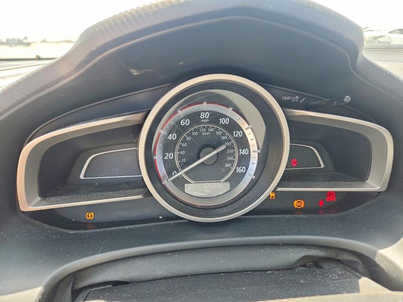 2014 Mazda 3 VIN JM1BM1T78E1214117 COPART salvage auction — FRONT END, Ca - App For Dup Clean Or Ac, sold $1,350 on 2026-07-31 (photo 9)
