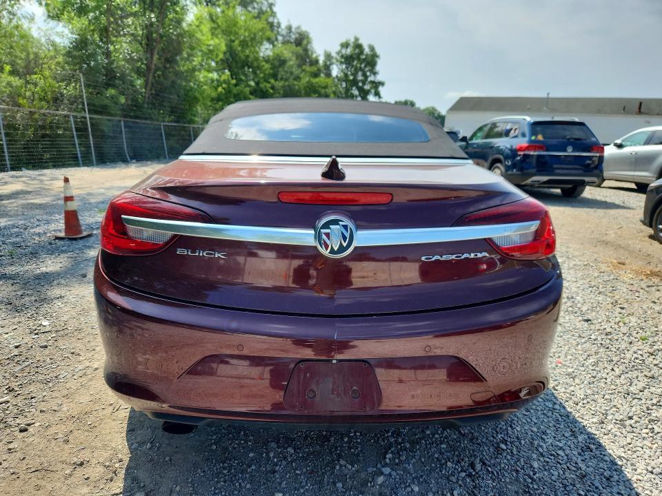 2018 Buick Cascada VIN W04WH3N57JG055573 COPART salvage auction — WATER/FLOOD, Oh - Cert Of Title-Flood Vehicle, sold $1,800 on 2026-07-23 (photo 6)