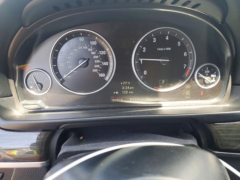 2013 BMW 5er VIN WBAXG5C56DD230491 COPART salvage auction — FRONT END, Ca - Salvage Certificate, sold $1,450 on 2026-07-13 (photo 9)
