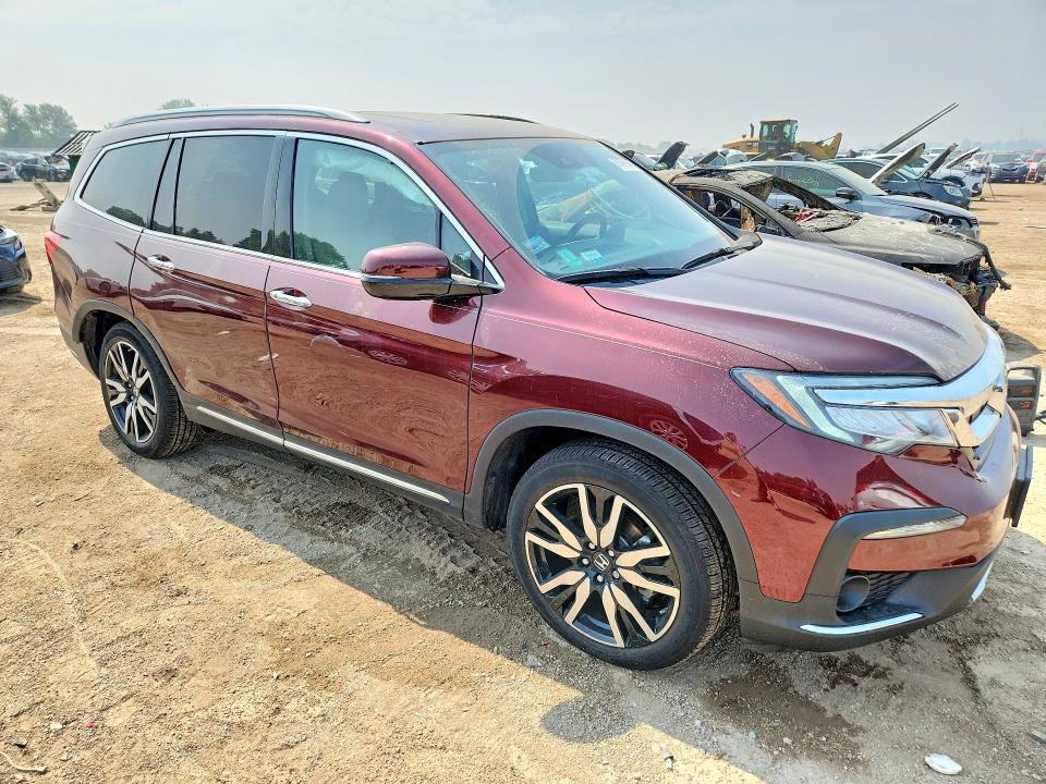 2019 Honda Pilot VIN 5FNYF6H07KB092835 COPART salvage auction — SIDE, Il - Salvage Certificate, sold $14,900 on 2026-09-01 (photo 4)