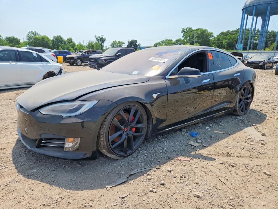 2018 Tesla Model s VIN 5YJSA1E41JF285480 — COPART salvage auction photo