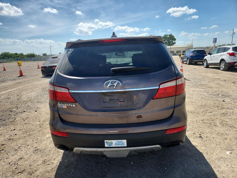 2013 Hyundai Santa fe VIN KM8SM4HF5DU015116 COPART salvage auction — FRONT END, Tx - Certificate Of Title, sold $900 on 2026-07-22 (photo 6)