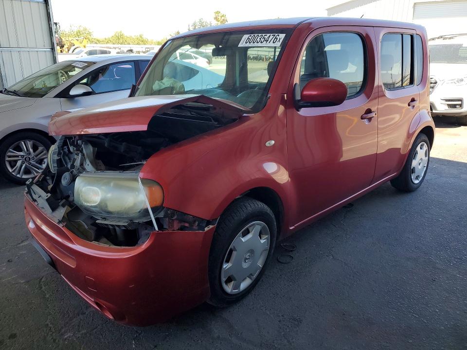 2009 Nissan Cube VIN JN8AZ28R99T125149 COPART salvage auction — FRONT END, CA - SALVAGE CERTIFICATE, sold $625 on 2026-07-16 (photo 1)