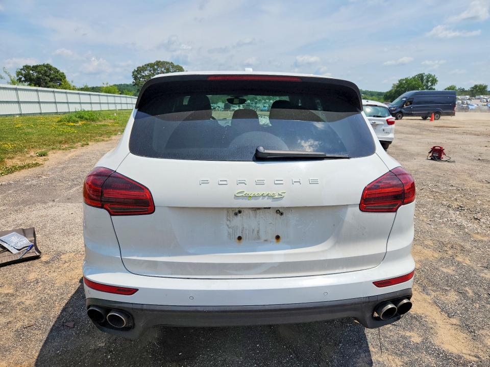 2017 Porsche Cayenne VIN WP1AE2A2XHLA76075 COPART salvage auction — FRONT END, Wi - Junked Vehicle Bill Of Sale, sold $5,000 on 2026-08-18 (photo 6)