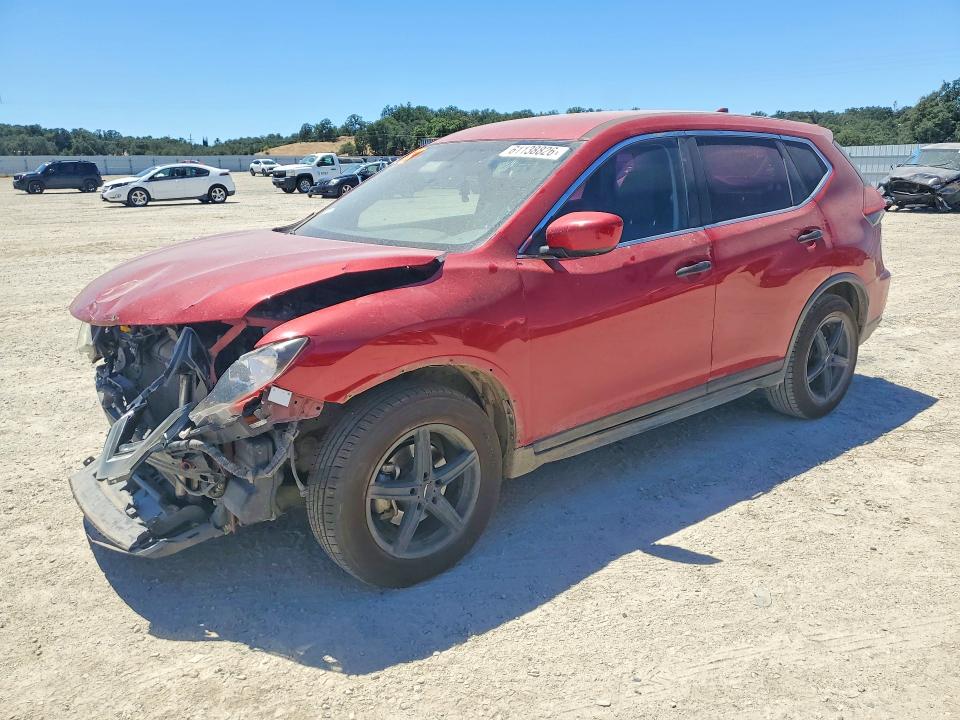 2017 Nissan Rogue VIN JN8AT2MT3HW382310 COPART salvage auction — FRONT END, CA - SALVAGE CERTIFICATE, sold $1,000 on 2026-07-31 (photo 1)