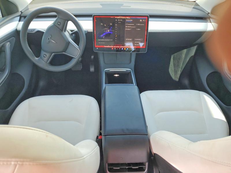 2023 Tesla Model y VIN 7SAYGDEE6PA107625 COPART salvage auction — FRONT END, Salvage Title, sold $6,600 on 2026-07-24 (photo 8)