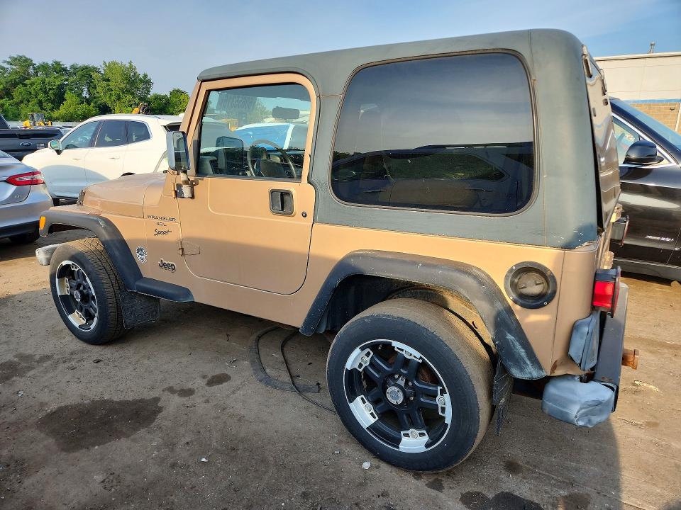 1999 Jeep Wrangler / VIN 1J4FY19S3XP467227 COPART salvage auction — FRONT END, Ct - Certificate Of Title, sold $1,650 on 2026-08-01 (photo 2)