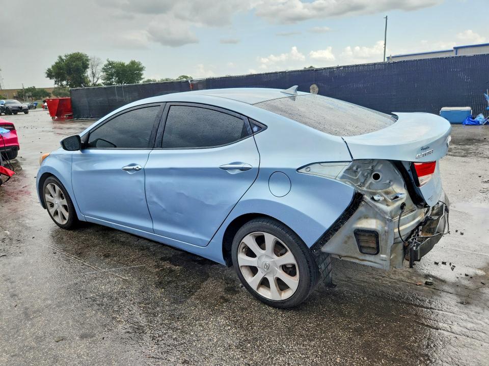 2011 Hyundai Elantra VIN KMHDH4AE5BU157705 COPART salvage auction — REAR END, FL - CERT OF TITLE SLVG REBUILDABLE, sold $15 on 2026-07-21 (photo 2)