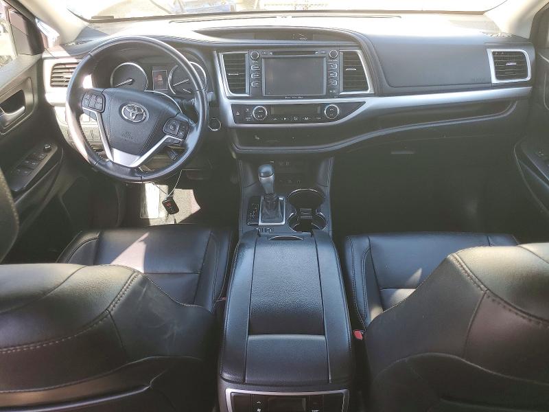 2018 Toyota Highlander VIN 5TDJZRFH3JS842129 COPART salvage auction — SIDE, Ca - Salvage Certificate, sold $7,800 on 2026-07-28 (photo 8)