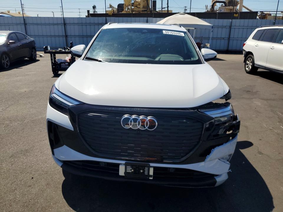 2024 Audi Q4 e-tron VIN WA1LUBFZ1RP084606 COPART salvage auction — FRONT END, Ca - Salvage Certificate, sold $17,400 on 2026-07-22 (photo 5)