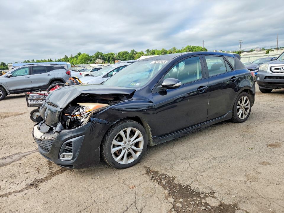 2010 Mazda 3 VIN JM1BL1H69A1190617 COPART salvage auction — FRONT END, Pa - Certificate Of Salvage, sold $400 on 2026-07-17 (photo 1)