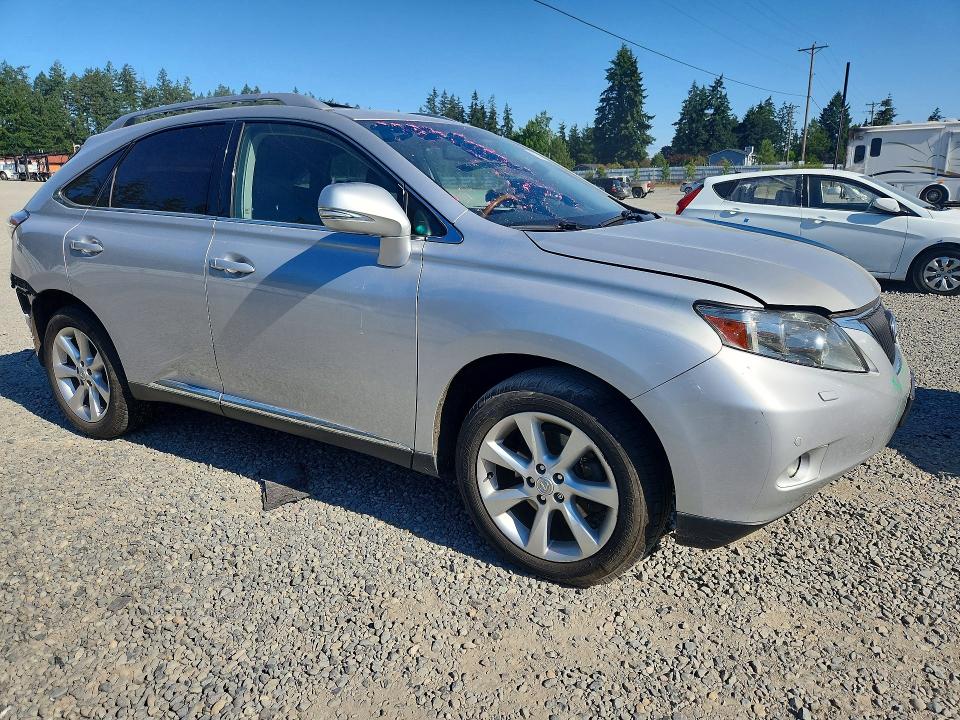 2010 Lexus Rx 350 VIN JTJBK1BA1A2426944 COPART salvage auction — REAR END, WA - BILL OF SALE, sold $4,550 on 2026-07-14 (photo 4)