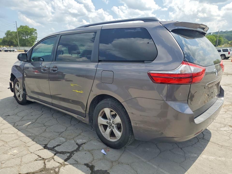 2020 Toyota Sienna VIN 5TDKZ3DC6LS030092 COPART salvage auction — FRONT END, Tn - Salvage Certificate, sold $6,100 on 2026-07-15 (photo 2)