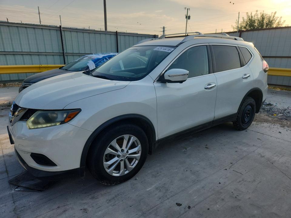 2015 Nissan Rogue VIN KNMAT2MT5FP541069 COPART salvage auction — MECHANICAL, Tx - Certificate Of Title (P), sold $250 on 2026-07-31 (photo 1)