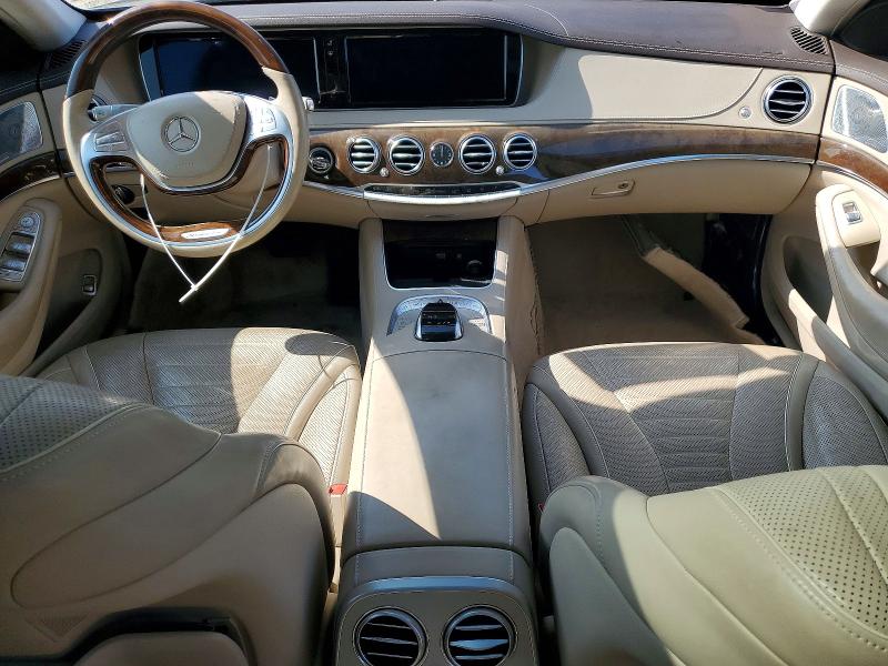 2016 Mercedes-benz S-klasse VIN WDDUG8FB4GA246385 COPART salvage auction — WATER/FLOOD, Ma - Cert Of Title-Reconstrctd Fld, sold $8,300 on 2026-08-10 (photo 8)