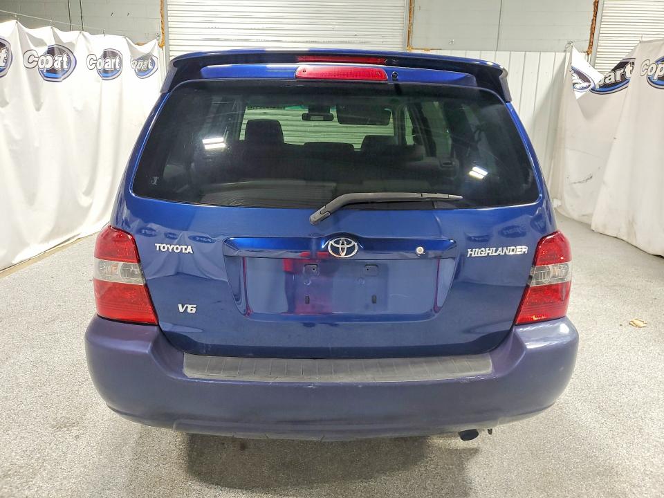 2005 Toyota Highlander VIN JTEDP21A050080869 COPART salvage auction — MINOR DENT/SCRATCHES, Wv - Certificate Of Title, sold $1,200 on 2026-07-28 (photo 6)