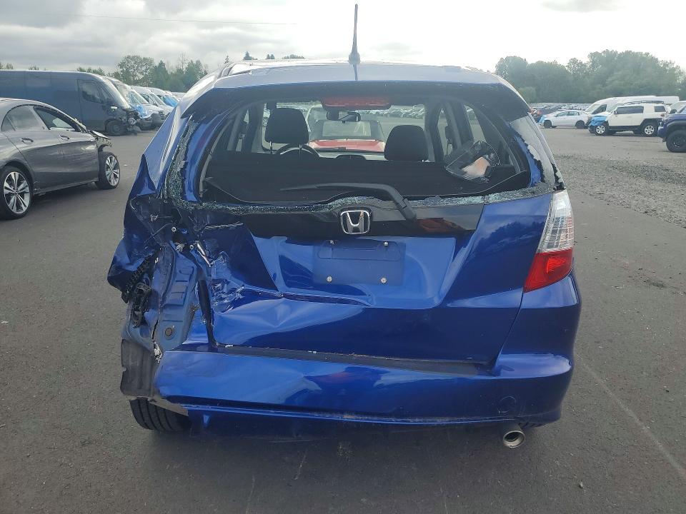 2010 Honda Fit VIN JHMGE8G48AS028088 COPART salvage auction — REAR END, Or - Non Public Clean Title, sold $650 on 2026-07-22 (photo 6)