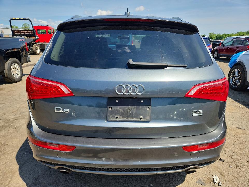 2012 Audi Q5 VIN WA1DKAFP5CA043747 COPART salvage auction — REAR END, Ct - Certificate Of Title, sold $825 on 2026-07-31 (photo 6)
