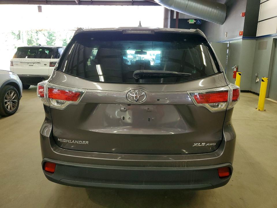 2016 Toyota Highlander VIN 5TDJKRFH8GS277521 COPART salvage auction — SIDE, MA - CERTIFICATE OF TITLE (P), sold $11,600 on 2026-07-27 (photo 6)
