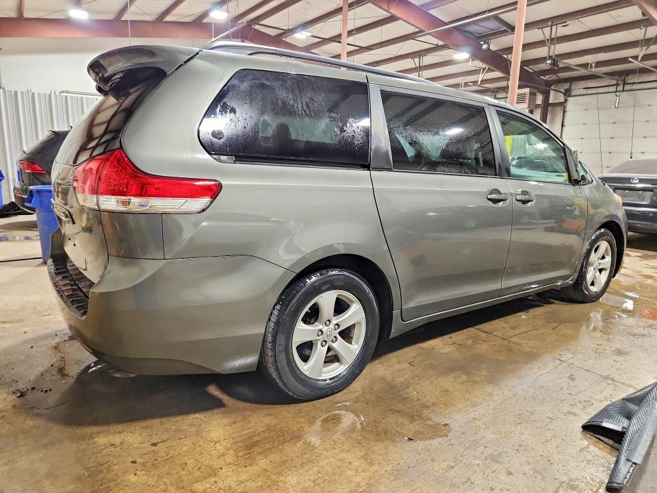 2011 Toyota Sienna VIN 5TDKK3DCXBS148133 COPART salvage auction — ROOF, PA - CERTIFICATE OF SALVAGE, sold $1,650 on 2026-07-28 (photo 3)
