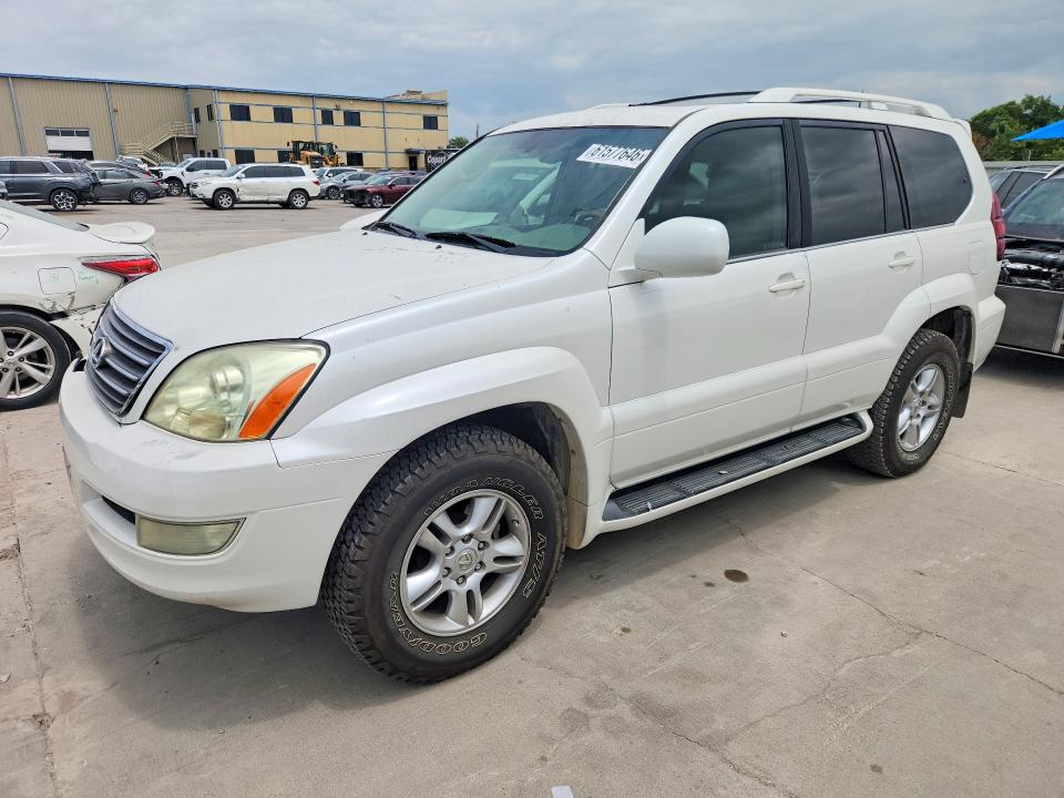 2007 Lexus Gx 470 VIN JTJBT20X870147683 COPART salvage auction — FRONT END, Tx - Salvage Vehicle Title, sold $4,900 on 2026-07-30 (photo 1)