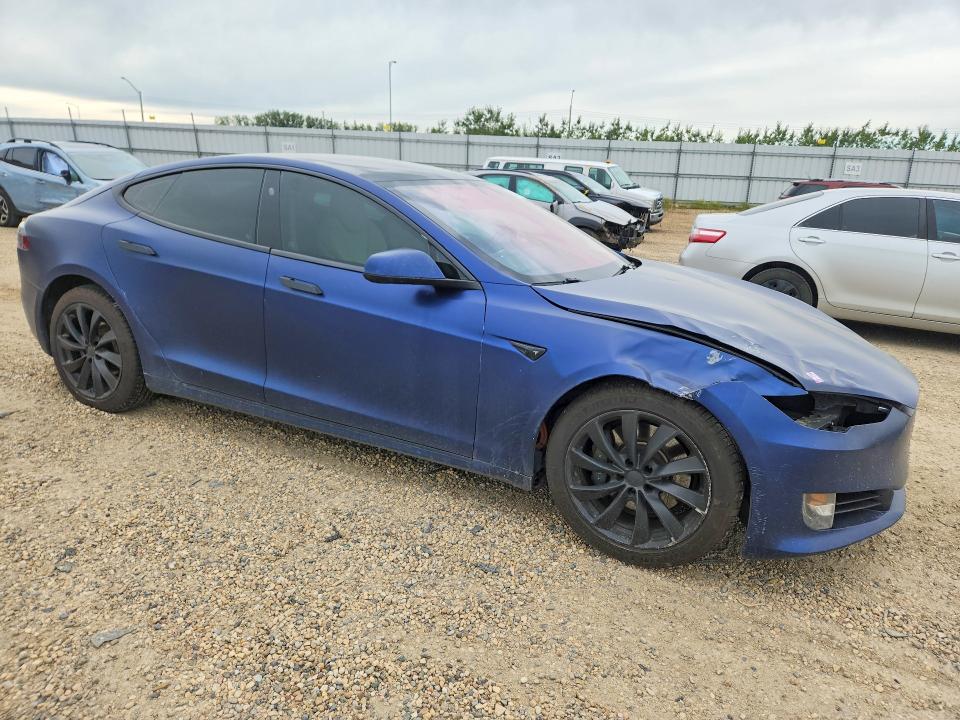 2017 Tesla Model s VIN 5YJSA1E24HF223290 COPART salvage auction — FRONT END, Ab - Bos - Salvage, sold $2,250 on 2026-07-23 (photo 4)