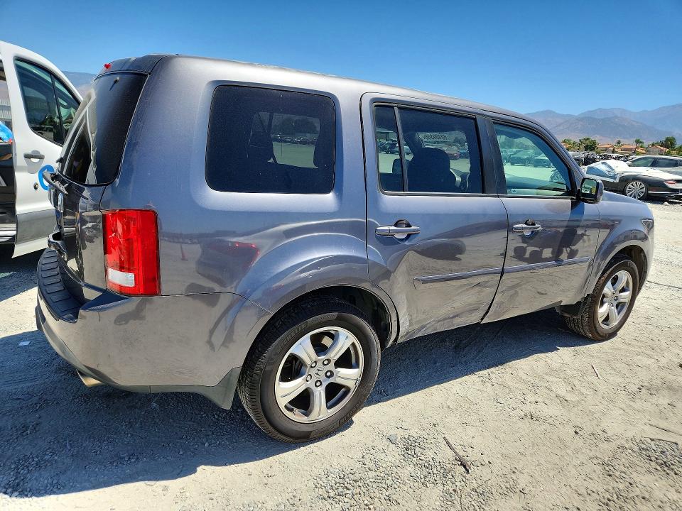 2015 Honda Pilot VIN 5FNYF3H42FB023526 COPART salvage auction — SIDE, Ca - Salvage Certificate, sold $1,100 on 2026-07-29 (photo 3)