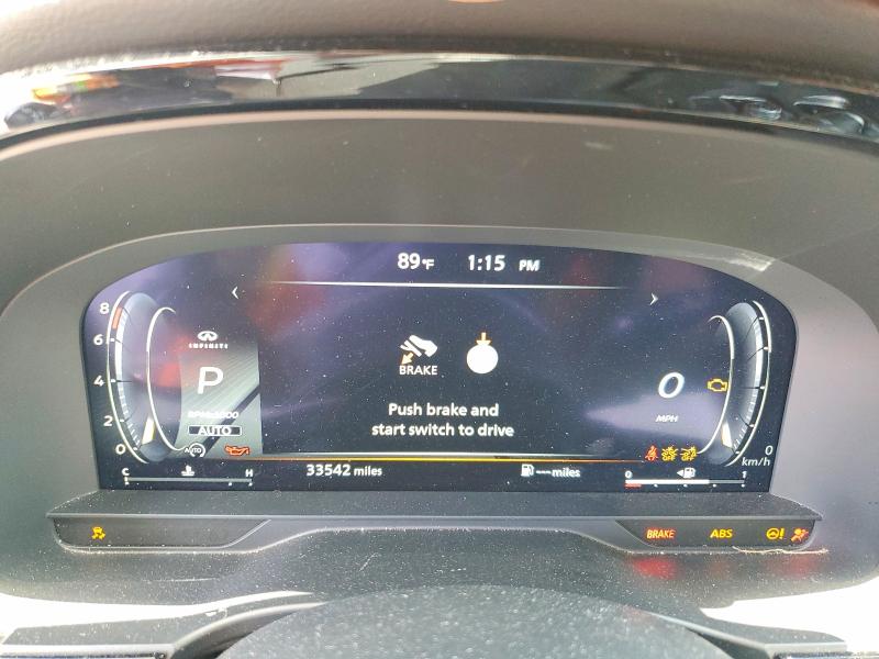 2024 Infiniti Qx60 VIN 5N1DL1HU2RC358052 COPART salvage auction — FRONT END, FL - CERT OF TITLE SLVG REBUILDABLE, sold $17,000 on 2026-08-19 (photo 9)
