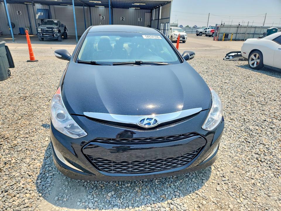 2015 Hyundai Sonata VIN KMHEC4A42FA125411 COPART salvage auction — FRONT END, Co - Salvage Title, sold $375 on 2026-07-28 (photo 5)