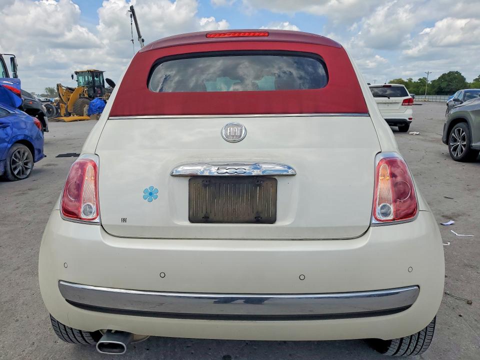 2012 Fiat 500 VIN 3C3CFFER4CT202020 COPART salvage auction — MINOR DENT/SCRATCHES, Tn - Salvage Certificate, sold $150 on 2026-08-03 (photo 6)