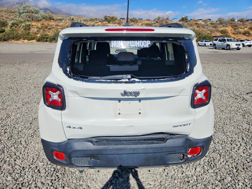 2017 Jeep Renegade VIN ZACCJBAB9HPE89140 COPART salvage auction — REAR END, NV - SALVAGE TITLE, sold $1,200 on 2026-08-13 (photo 6)