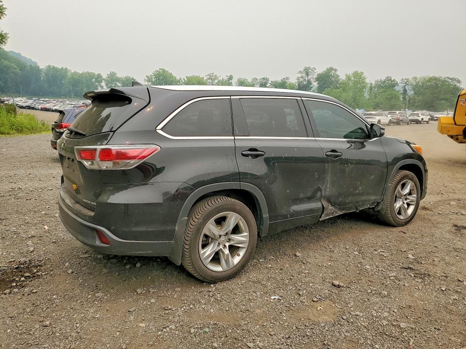 2015 Toyota Highlander VIN 5TDDKRFH2FS181976 COPART salvage auction — SIDE, Ny - Mv-907A Salvage Certificate, sold $5,200 on 2026-07-23 (photo 3)