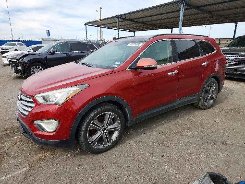 2013 Hyundai Santa fe VIN KM8SR4HF4DU024178 COPART salvage auction — MECHANICAL, TX - CERTIFICATE OF TITLE, sold $1,350 on 2026-07-10 (photo 1)
