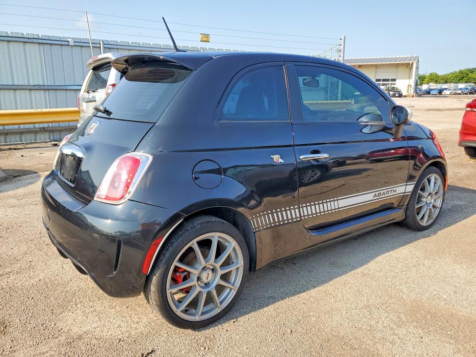 2012 Fiat 500 VIN 3C3CFFFH9CT185933 COPART salvage auction — MECHANICAL, Il - Certificate Of Title, sold $350 on 2026-08-03 (photo 3)