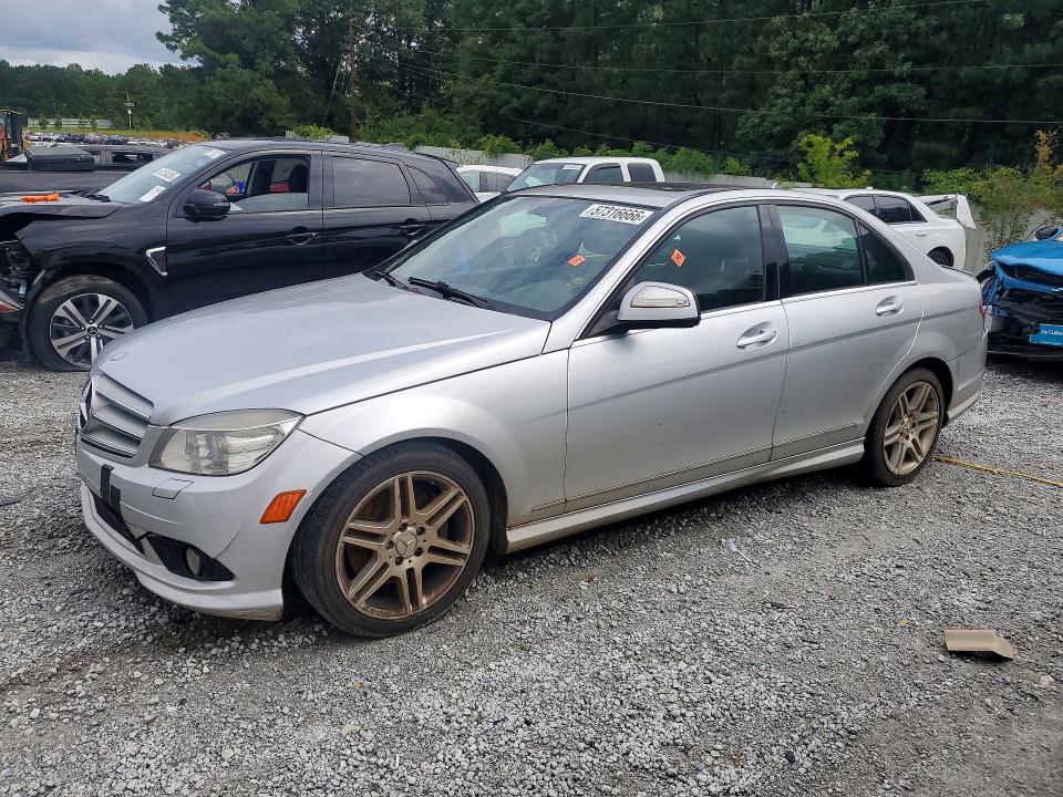 2008 Mercedes-benz C-klasse VIN WDDGF56X58R030381 COPART salvage auction — REAR END, Ga - Cert Of Title-Salvage, sold $325 on 2026-08-10 (photo 1)