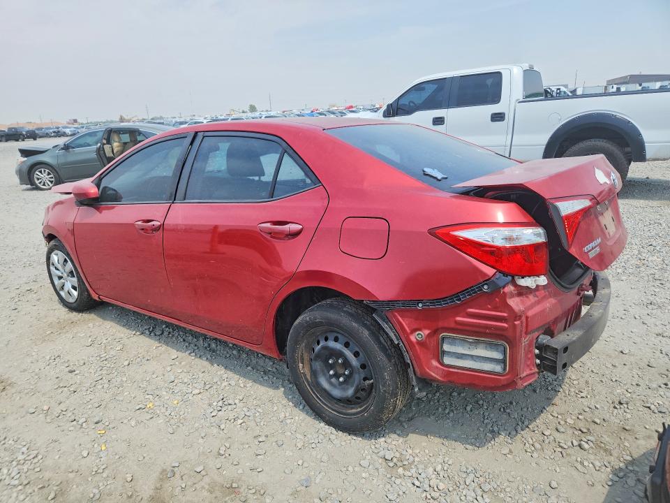 2016 Toyota Corolla VIN 5YFBURHE2GP444370 COPART salvage auction — FRONT END, Co - Public - Salvage Title, sold $1,600 on 2026-07-16 (photo 2)