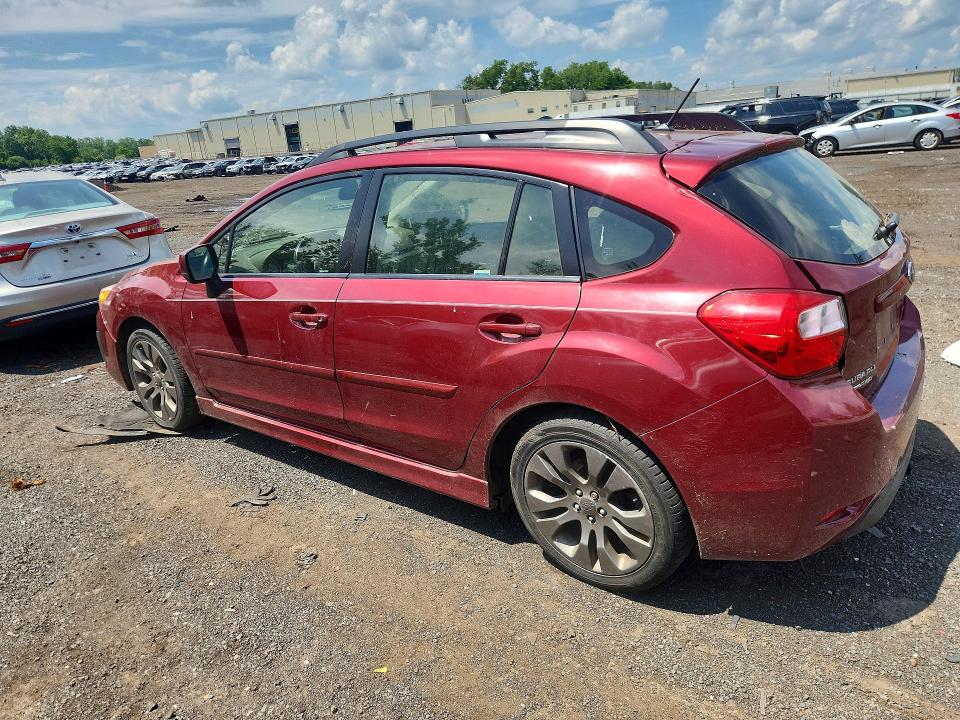 2013 Subaru Impreza VIN JF1GPAS65D2887175 COPART salvage auction — MINOR DENT/SCRATCHES, CT - CERT OF TITLE-REBUILT SALVAGE, sold $600 on 2026-07-24 (photo 2)