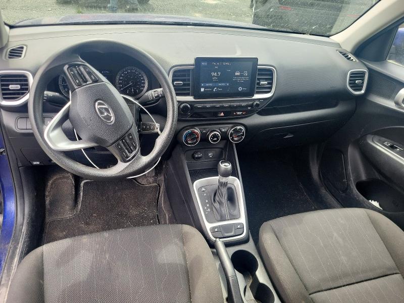 2021 Hyundai Venue VIN KMHRB8A34MU121696 COPART salvage auction — REAR END, Nl - Salvage Brand, sold $80 on 2026-07-30 (photo 8)