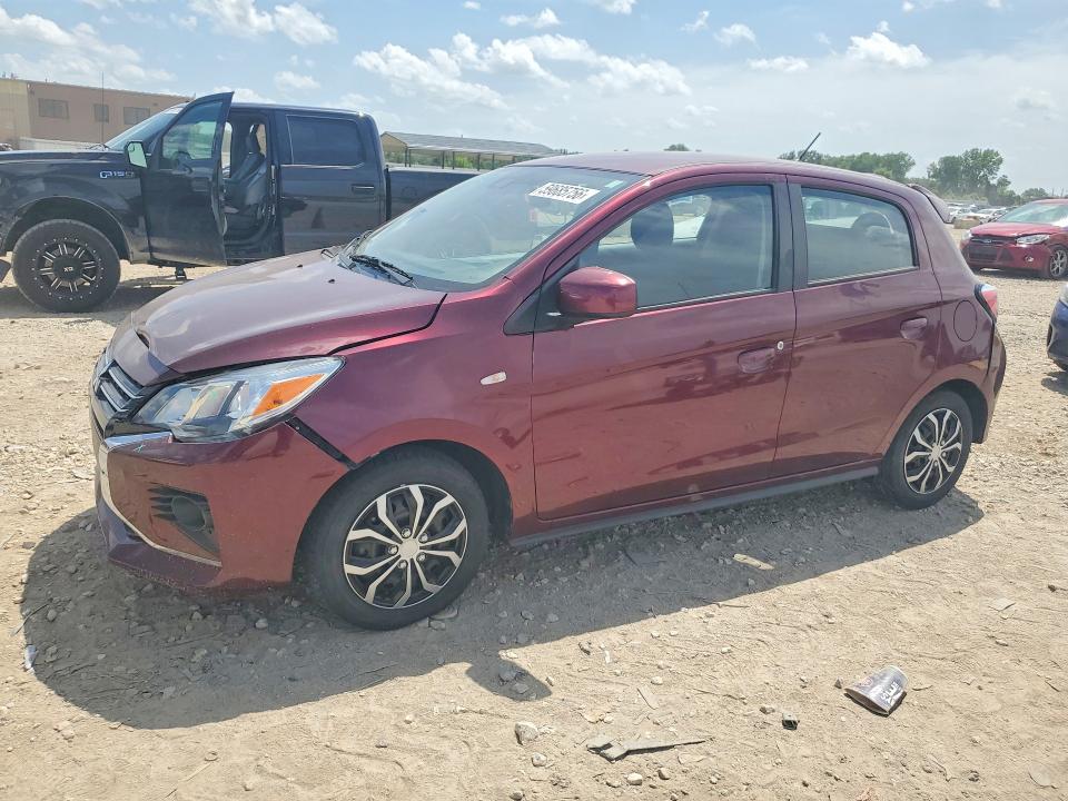 2021 Mitsubishi Mirage VIN ML32AUHJ7MH007290 COPART salvage auction — REAR END, Mo - Salvage Certificate Of Title, sold $750 on 2026-07-28 (photo 1)