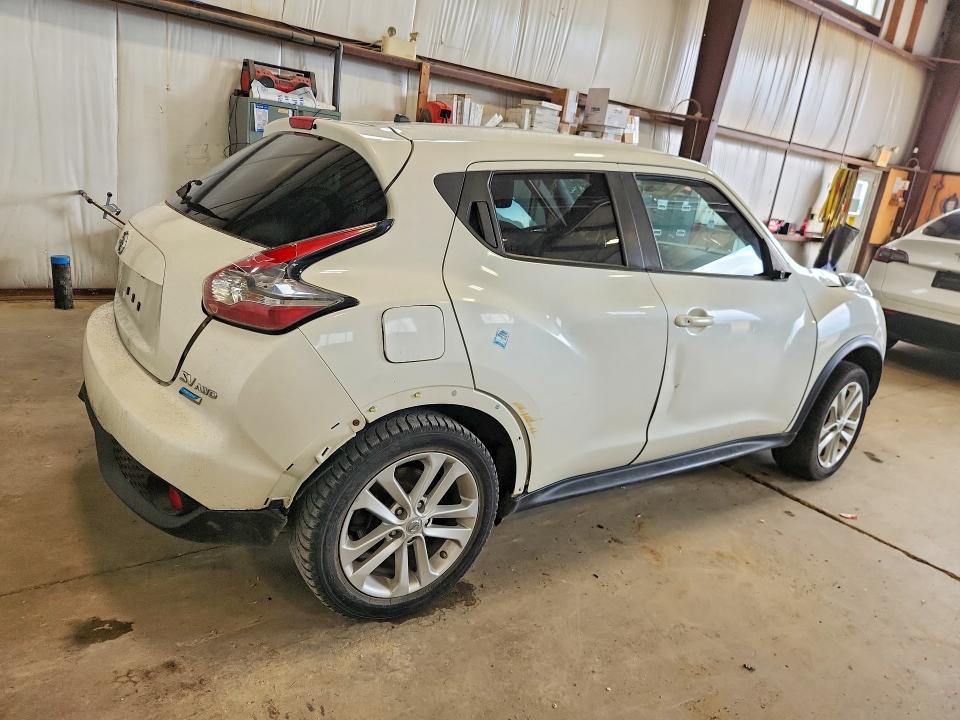 2015 Nissan Juke VIN JN8AF5MV2FT565061 COPART salvage auction — SIDE, Ab - Bos - Nonrepairable, sold $700 on 2026-07-16 (photo 3)