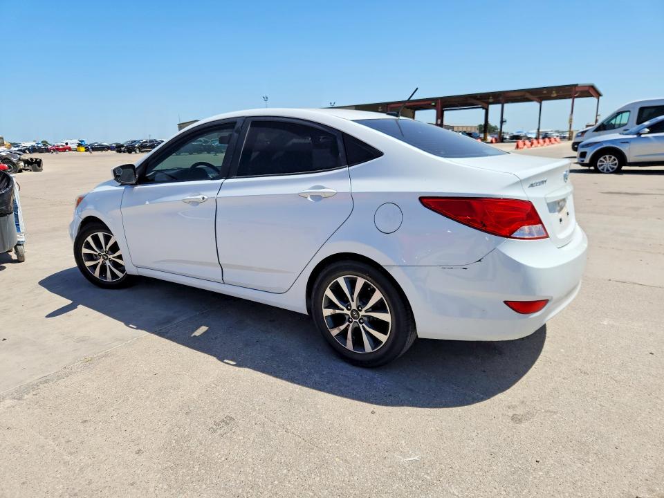 2016 Hyundai Accent VIN KMHCU4AE8GU117178 COPART salvage auction — MINOR DENT/SCRATCHES, Tx - Certificate Of Title, sold $925 on 2026-07-16 (photo 2)