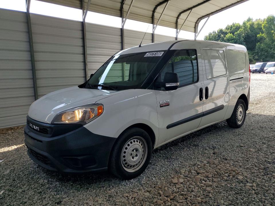 2021 Ram Promaster city VIN ZFBHRFAB1M6T88549 COPART salvage auction — MINOR DENT/SCRATCHES, NC - CERTIFICATE OF TITLE, sold $6,900 on 2026-07-09 (photo 1)