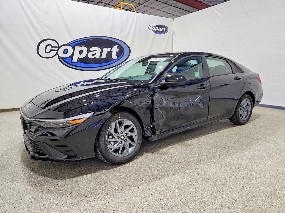 2026 Hyundai Elantra VIN KMHLM4DJ5TU209321 COPART salvage auction — FRONT END, Ca - Certificate Of Title, sold $13,400 on 2026-07-15 (photo 1)