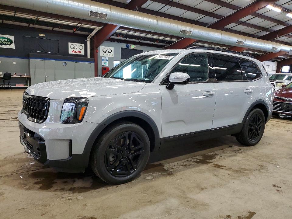 2025 Kia Telluride VIN 5XYP5DGC1SG683072 COPART salvage auction — FRONT END, MA - CERT OF TITLE-SALVAGE, sold $4,600 on 2026-07-23 (photo 1)
