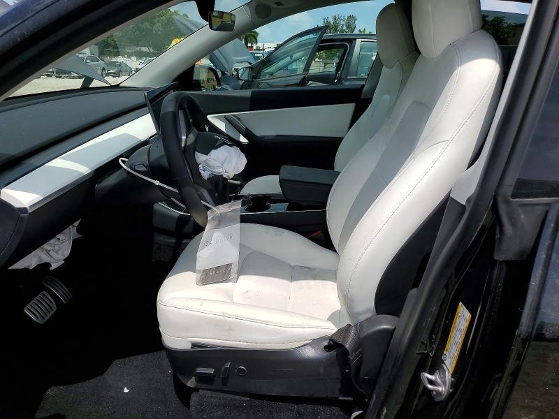 2021 Tesla Model y VIN 5YJYGDEF9MF089156 COPART salvage auction — FRONT END, FL - CERTIFICATE OF TITLE (P), sold $7,100 on 2026-07-31 (photo 7)