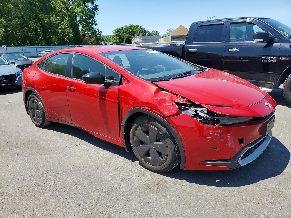 2024 Toyota Prius VIN JTDACACU9R3039746 COPART salvage auction — FRONT END, Pa - Certificate Of Salvage, sold $9,700 on 2026-07-30 (photo 4)